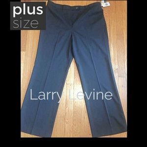 Larry Levine Black Dress Pants